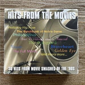 Hits From the Movies 3 CD Box Set with 30 Songs From 1990s Movies